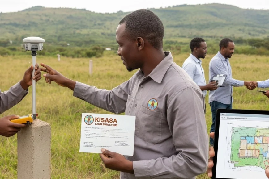 What is the purpose of a land survey?